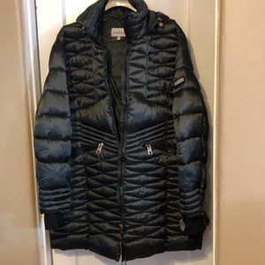 Nicole Miller Studio NWT 3X Winter Coat Dark Green